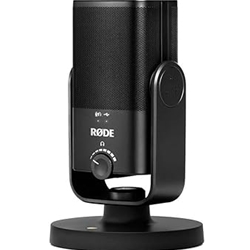 Rode NT-USB MINI Compact USB Microphone w/ detachable magnetic stand, built in pop filter and Studio grade headphone amplifier